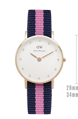 ダニエルウェリントン レディースサイズ 女性