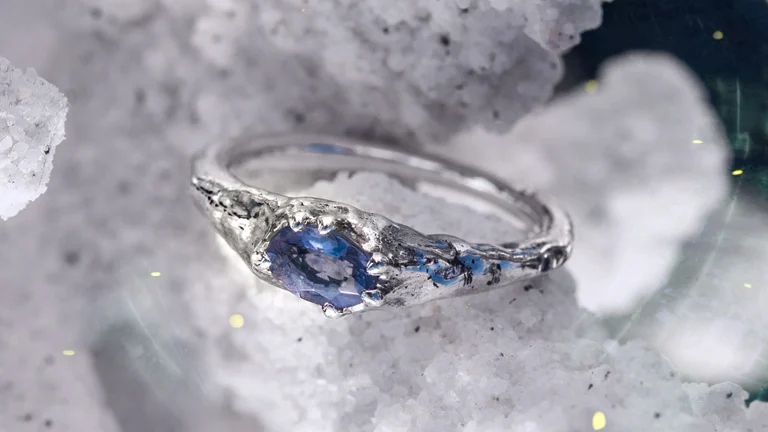 ぱ*ち様 Bloody Mary drop ring w/ダイヤモンド ブラッディマリー Snowdrop スノードロップリング w/ダイヤモンド
